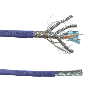 LANMASTER SFTP cable, 4 pairs, cat. 8,  2000Mhz, нг(А)-HFLTx, 305 m